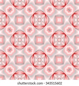 Design seamless colorful decorative pattern. Abstract grid textured background. Vector art. No gradient