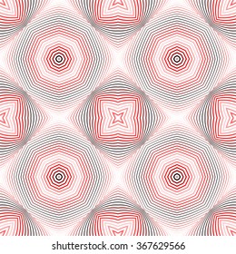 Design seamless colorful decorative pattern. Abstract grid textured background. Vector art. No gradient