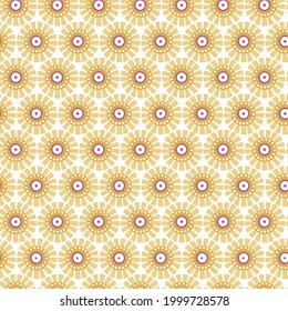 Design seamless colorful diagonal spring and summer. Vector seamless pattern. Beautiful geometric shape oval, round and circles, abstract design.Deco fretwork inspired circle pattern