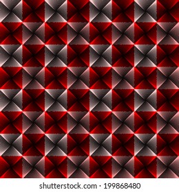 Design seamless colorful geometric pattern. Abstract diamond interlacing textured background. Vector art