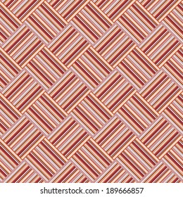 Design seamless colorful interlaced geometric pattern. Abstract stripy background. Vector art