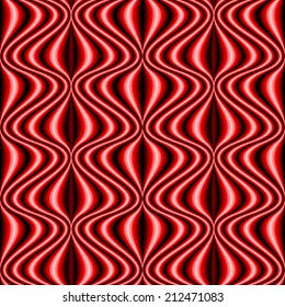 Design seamless colorful mosaic pattern. Abstract warped textured twisting background. Vector art