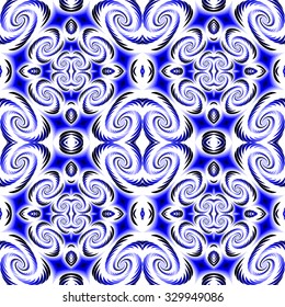 Design seamless colorful pattern. Abstract decorative background. Vector art. No gradient