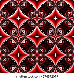 Design seamless colorful pattern. Abstract decorative background. Vector art. No gradient