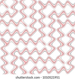 Design seamless colorful waving pattern. Abstract zigzag background. Vector art. No gradient