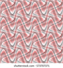 Design seamless colorful waving pattern. Abstract background. Vector art. No gradient
