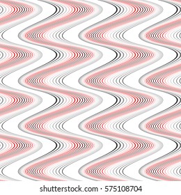 Design seamless colorful waving pattern. Abstract background. Vector art. No gradient