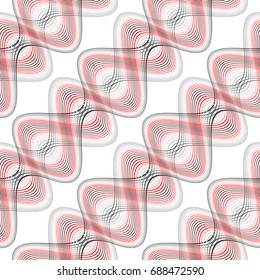 Design seamless colorful waving pattern. Abstract diagonal background. Vector art. No gradient