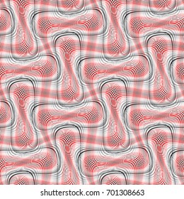Design seamless colorful waving pattern. Abstract background. Vector art. No gradient