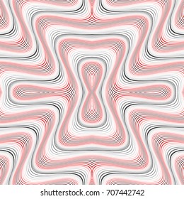 Design seamless colorful waving pattern. Abstract background. Vector art. No gradient