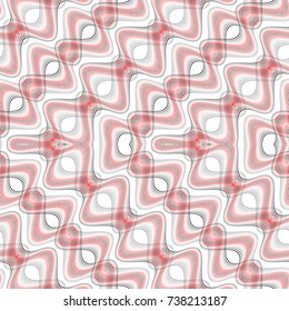 Design seamless colorful waving pattern. Abstract background. Vector art. No gradient