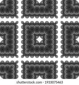 Design nahtlos dekoratives Lackmuster. Abstrakter quadratischer einfarbiger Hintergrund. Vektorkunst