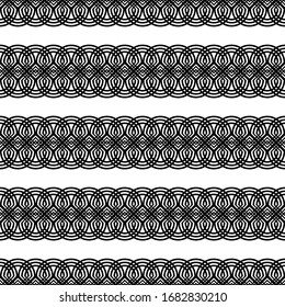 Diseño de un diseño decorativo impecable. Fondo de encaje monocromo abstracto. Arte vectorial