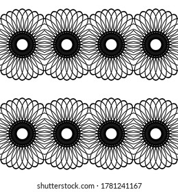 Design nahtlos dekoratives Muster. Abstrakter, einfarbiger Hintergrund. Vektorkunst