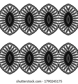 Design nahtlos dekoratives Muster. Abstrakter, einfarbiger Hintergrund. Vektorkunst
