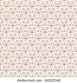 Design seamless diagonal spiral pattern. Vector art