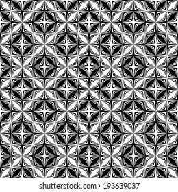 Design seamless diamond geometric diagonal pattern. Abstract monochrome decorative background. Vector art