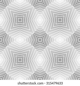 Design seamless ellipse geometric pattern. Abstract monochrome waving lines background. Vector art. No gradient