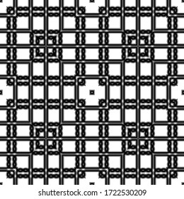 Entwurf nahtloser geometrischer Muster. Abstrakter, einfarbiger Hintergrund. Vektorkunst