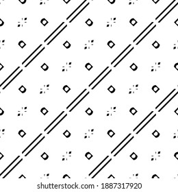 Diseño de un patrón geométrico impecable. Resumen del fondo monocromo de grava. Arte vectorial