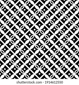 Design seamless geometric pattern. Abstract monochrome grating background. Vector art