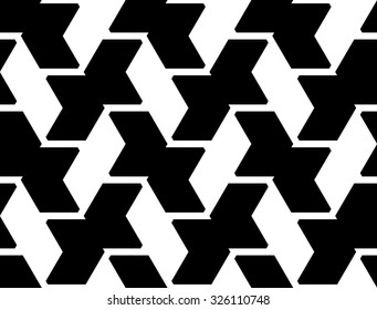 Design seamless geometric pattern. Abstract monochrome background. Vector art