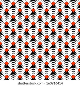 Design seamless geometrical diagonal pattern. Vector art