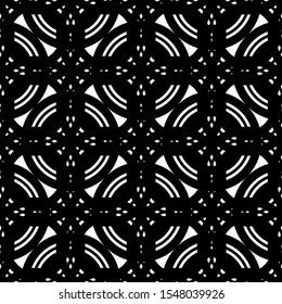 Design seamless grating pattern. Abstract monochrome interlaced background. Vector art