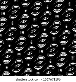 Design seamless grating pattern. Abstract monochrome waving background. Vector art