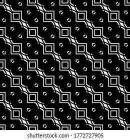 Design seamless grating pattern. Abstract monochrome lacy background. Vector art