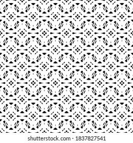 Design seamless grating pattern. Abstract monochrome geometric background. Vector art