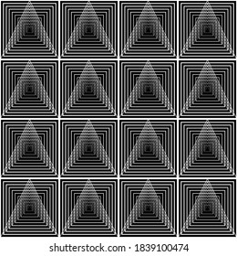 Design seamless grating pattern. Abstract monochrome lacy background. Vector art