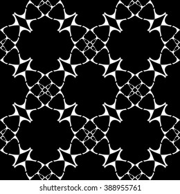 Design seamless grid geometric pattern. Abstract monochrome background. Vector art