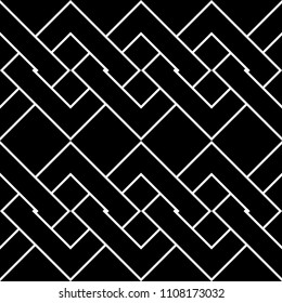 Design seamless monochrome chain pattern. Abstract background. Vector art