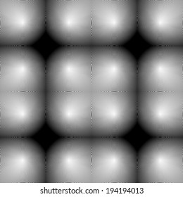 Design seamless monochrome checked geometric pattern. Abstract grid textured background. Vector art. No gradient