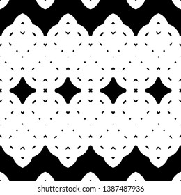 Design seamless monochrome decorative pattern. Abstract zigzag background. Vector art