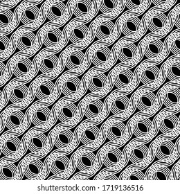 Design nahtlos monochrome Dekorationsmuster. Abstrakter grauer Hintergrund. Vektorkunst