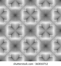 Design seamless monochrome decorative pattern. Abstract lines textured background. Vector art. No gradient