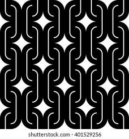 Design seamless monochrome decorative pattern. Abstract background. Vector art