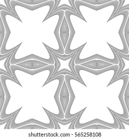 Design seamless monochrome decorative pattern. Abstract background. Vector art. No gradient