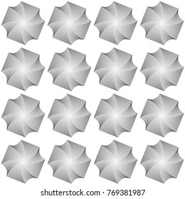 Design seamless monochrome decorative pattern. Abstract lines textured background. Vector art. No gradient