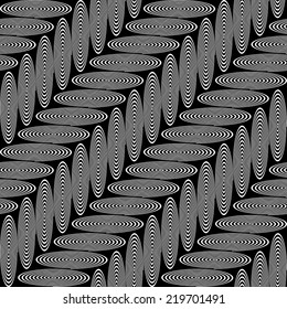 Design seamless monochrome diagonal decorative pattern. Abstract background. Vector art