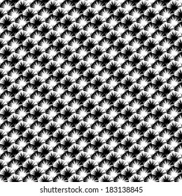 Design seamless monochrome diagonal pattern. Abstract geometric background. Fluffy texture. Vector art