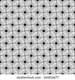 Design seamless monochrome diagonal points pattern. Vector art