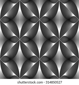 Design seamless monochrome diamond pattern. Abstract geometric background. Vector art. No gradient