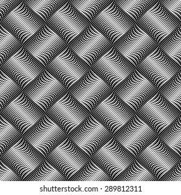 Design seamless monochrome dots background. Abstract geometric pattern. Vector art. No gradient