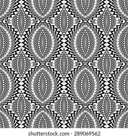 Design seamless monochrome ellipse pattern. Abstract warped textured background. Vector art. No gradient
