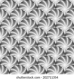 Design seamless monochrome geometric pattern. Diagonal textured background. Vector art