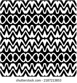 Diseño de un patrón geométrico monocromo sin fisuras. Antecedentes abstractos. Arte vectorial.Perfecto para el fondo del sitio, papel envolvente, papel tapiz, textil y diseño de superficie. 