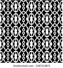Diseño de un patrón geométrico monocromo sin fisuras. Antecedentes abstractos. Arte vectorial.Perfecto para el fondo del sitio, papel envolvente, papel tapiz, textil y diseño de superficie. 
